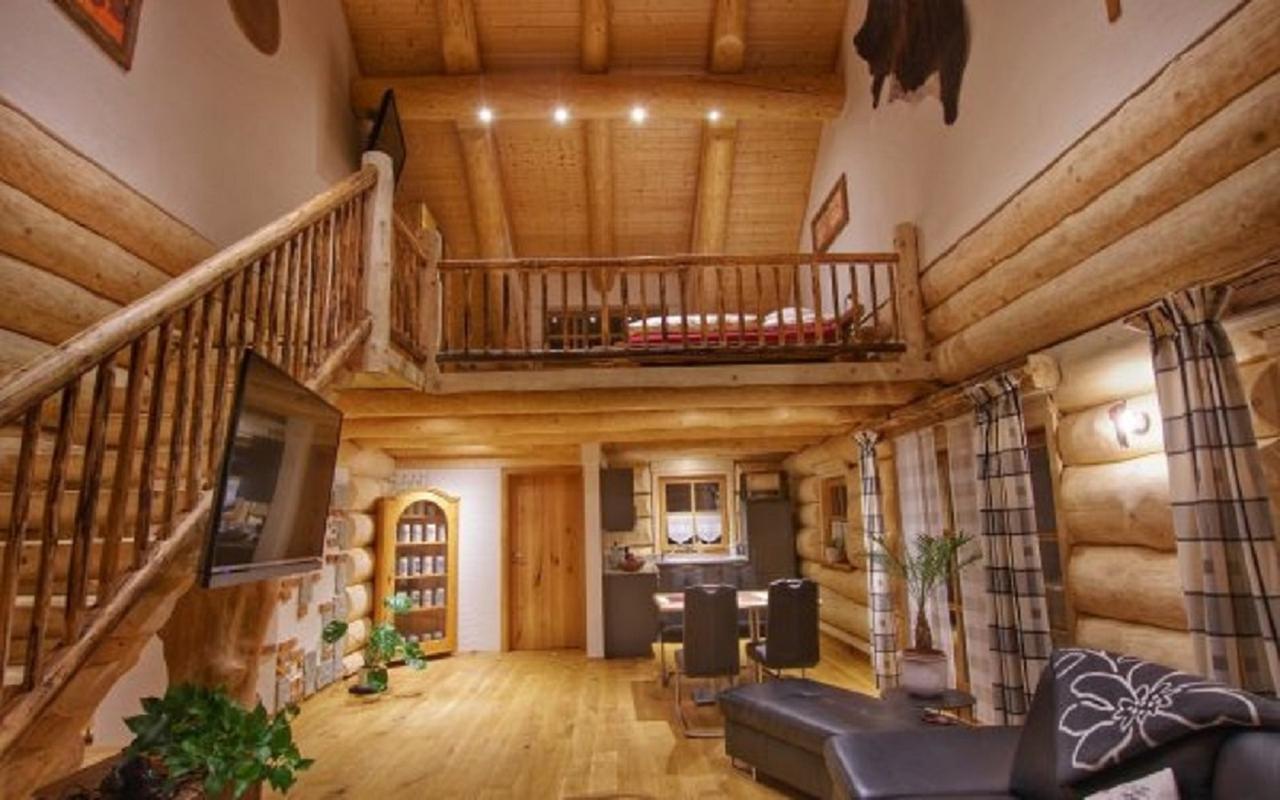 Ferienwohnung Holzhaus Lugerhof Roding Exterior foto