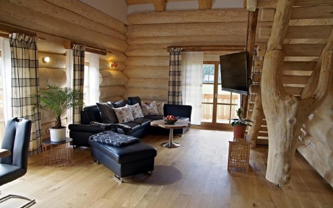 Ferienwohnung Holzhaus Lugerhof Roding Exterior foto