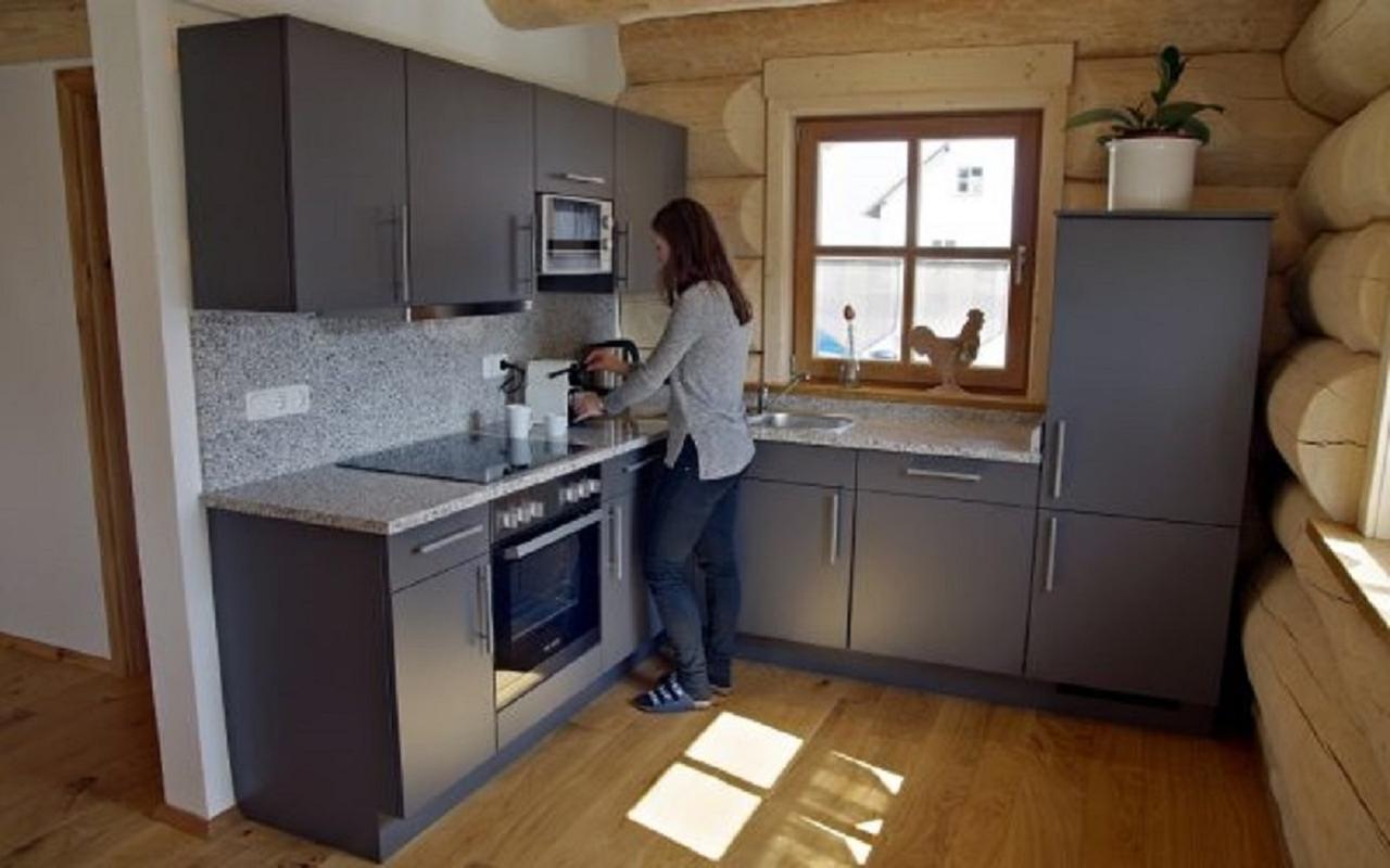 Ferienwohnung Holzhaus Lugerhof Roding Exterior foto
